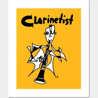 Clarinetist (Male) by Pollux Posters and Art